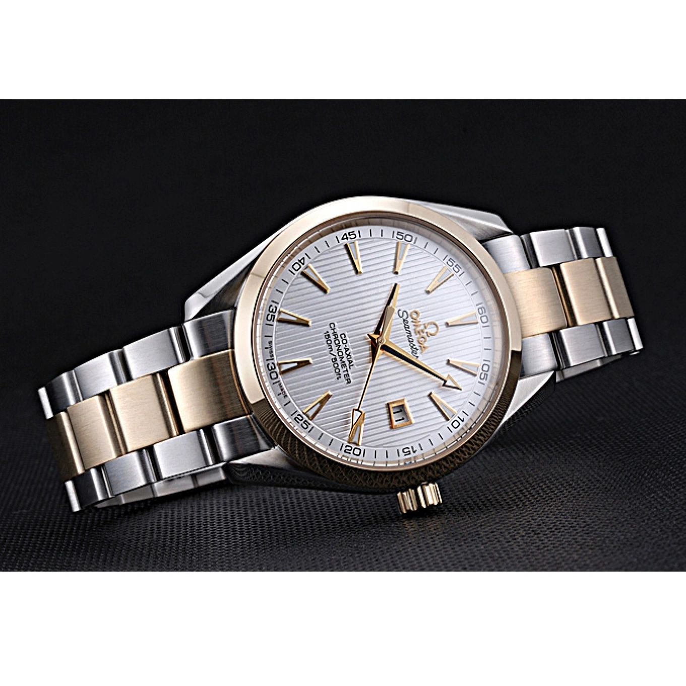 1028 Omega Seamaster White Dial Two Tone 622167